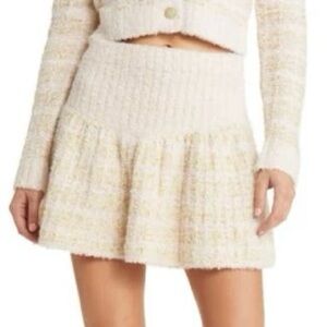 LoveShackFancy Bibi Skirt - Cream Puff Pink